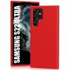 Phone Case - BOOLING - for Samsung S22 Ultra - Red Silicone - Ultra Slim - Shockproof