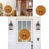Elegant Thanksgiving Turkey Round Sign For Festive Front Door Decoration