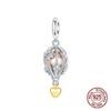 Newest Charm Bead Air Balloon Colorful Copper Love Family Dangle Fit Necklace Bracelet Diy Jewelry