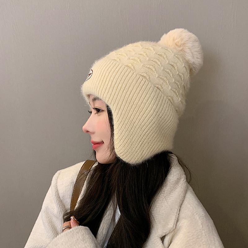 1 шт. Мягкие шапочки для велоспорта, вязаные полиэстеровые наушники, шапки-бомберы