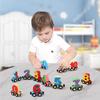 Wooden Train Truck Set Wood Magnetic Train Toys Numbers Car Kids Children Early Educational Learning Toy Gift