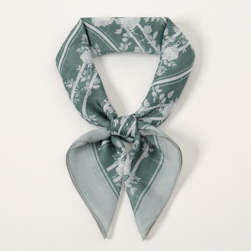 Fashion Paisley Print Cotton Hairbands Scarf Women  New Elagant Bandana Neck Kerchief Head Bands Foulard Female Scarfs