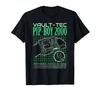 Футболка с ретро-графикой интерфейса Pip-Boy 2000 из видеоигры Fallout