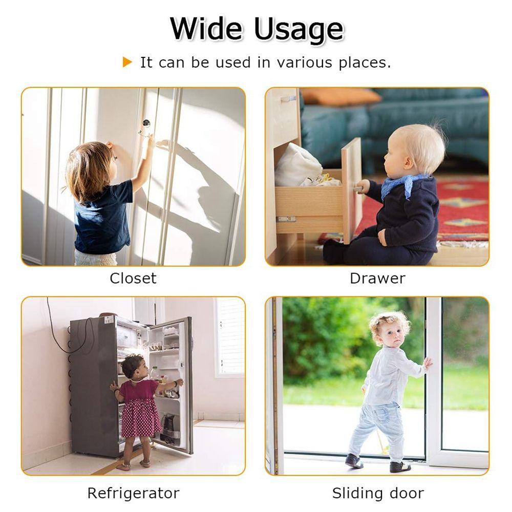Drawer Baby Safety Safety Lock Protection-Children Code Lock Number Locks Padlock Smart Lock