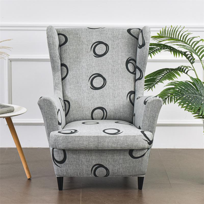 Чехлы на стулья с геометрическим рисунком, эластичные чехлы на кресла из спандекса, съемный чехол для дивана в скандинавском стиле, защита для мебели, чехол для пуфика