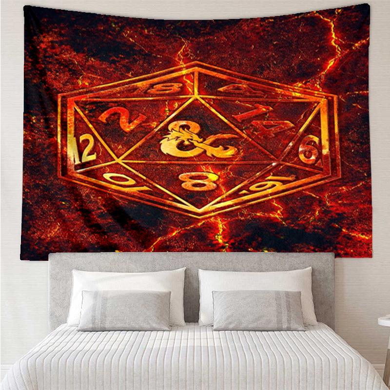 Dungeons & Dragons Tapestry Hanging for Bedroom,Livingroom, Playroom,Decor Art Room Wall Tapestry Holiday and Birthday Gifts