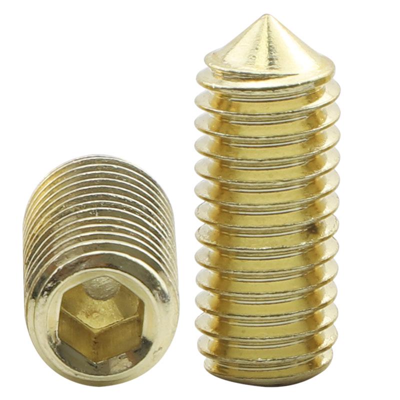 Позолоченные наконечники винтов из нержавеющей стали — размер от M3 до M10
