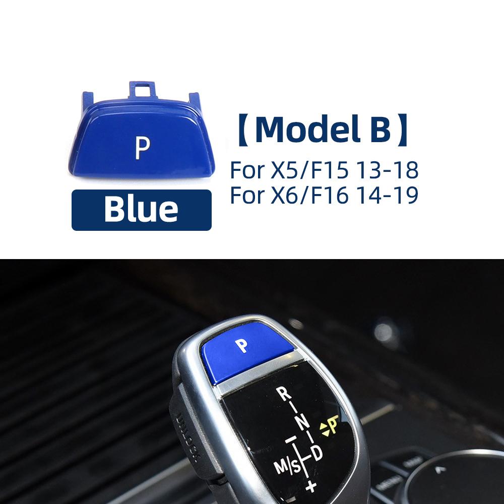 For BMW 1 3 5 6 7 Series X3 X4 X5 X6 F15 F16 F25 F26 F30 F31 F10 F11 F02 G12 G30 G08 Car Gear Shifter Knob P Parking Button Fit