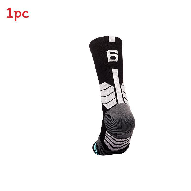 Adult Basketball Socks With Breathable Nylon Material For Sports Performance And Moisture Wicking