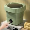8L Fully Automatic Mini Foldable Bucket Washing Machine Travel Home Socks Bra Small Underwear Washing Portable Clothes Machine