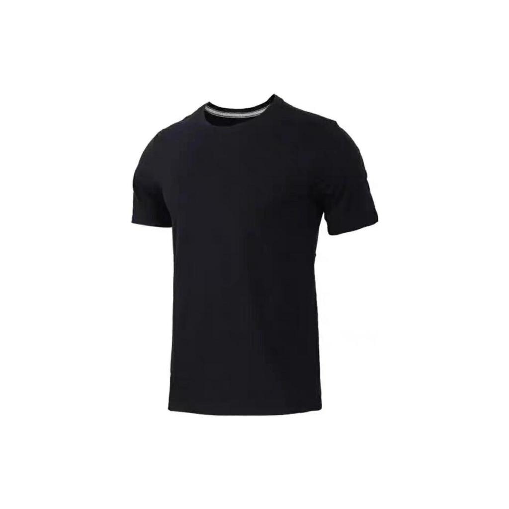 Nike Футболки Мужские Черные С Круглым Вырезом Умеренный Прямой Крой 743036-010