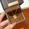 Elegant Micro-Inlaid Diamond Cross Necklace: Fresh Design for Women