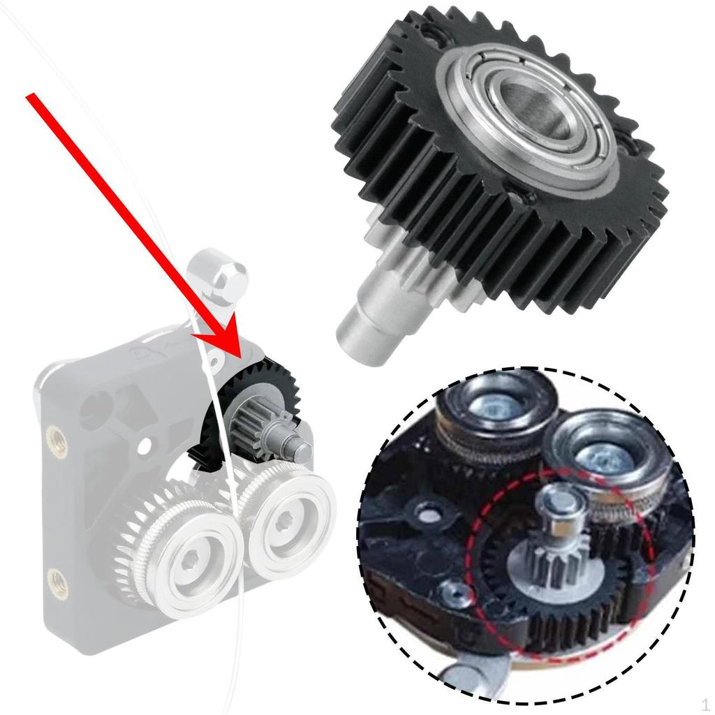 Редуктор экструдера Запчасти для 3D-принтера, Шестерня привода нити, Прецизионный