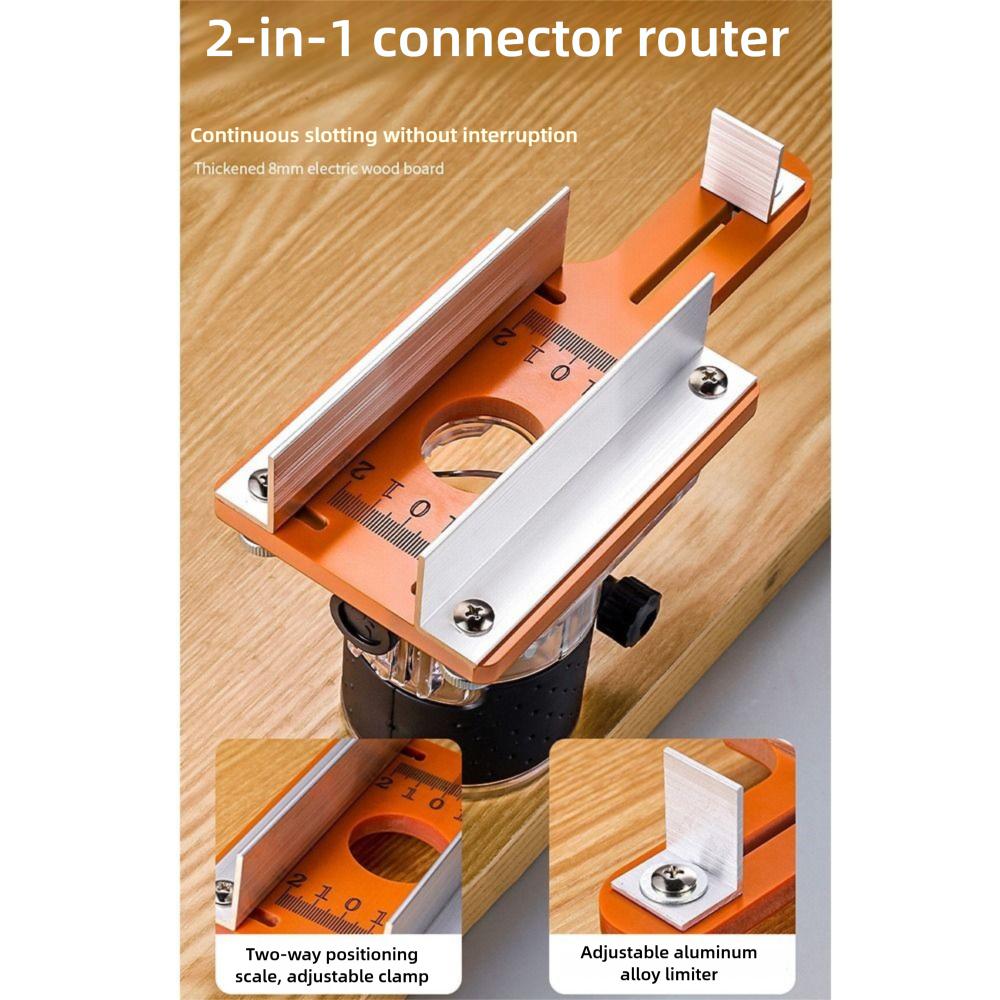 2 In 1 Wood Router Table Insert Plate Flip Board Trimming Machine for Wardrobe Furniture Splicing
