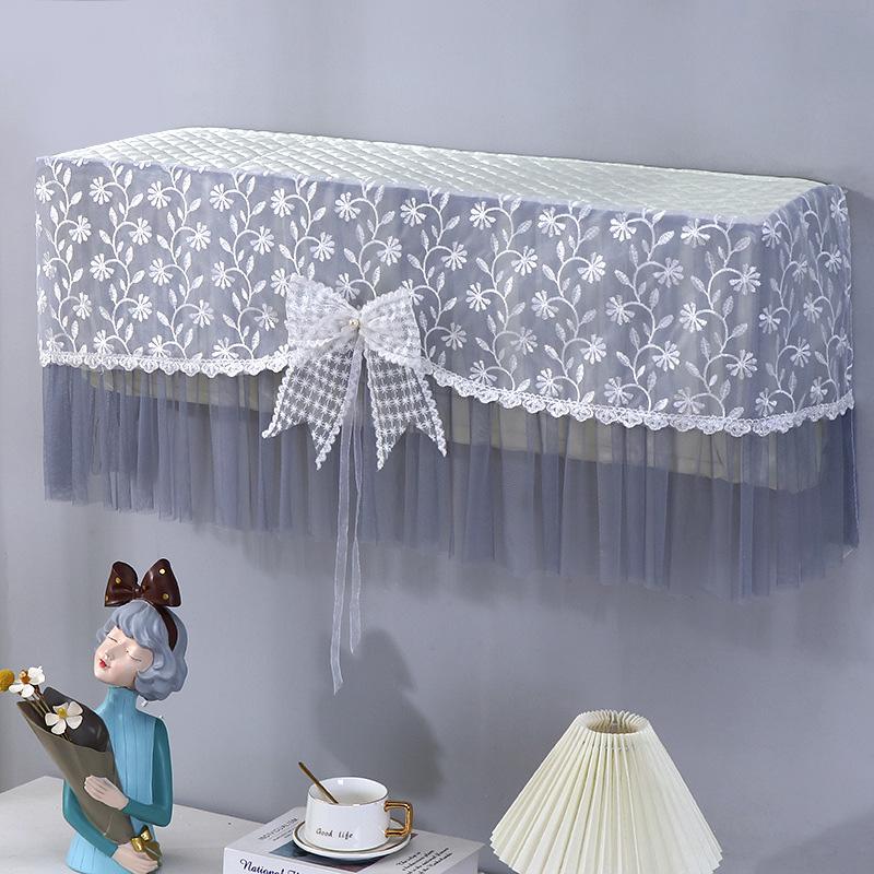 1 шт. Чехол для кондиционера Предотвращает прямое дутье Занавеска-ветрозащита с бантом Подвесной Воздухонепроницаемый