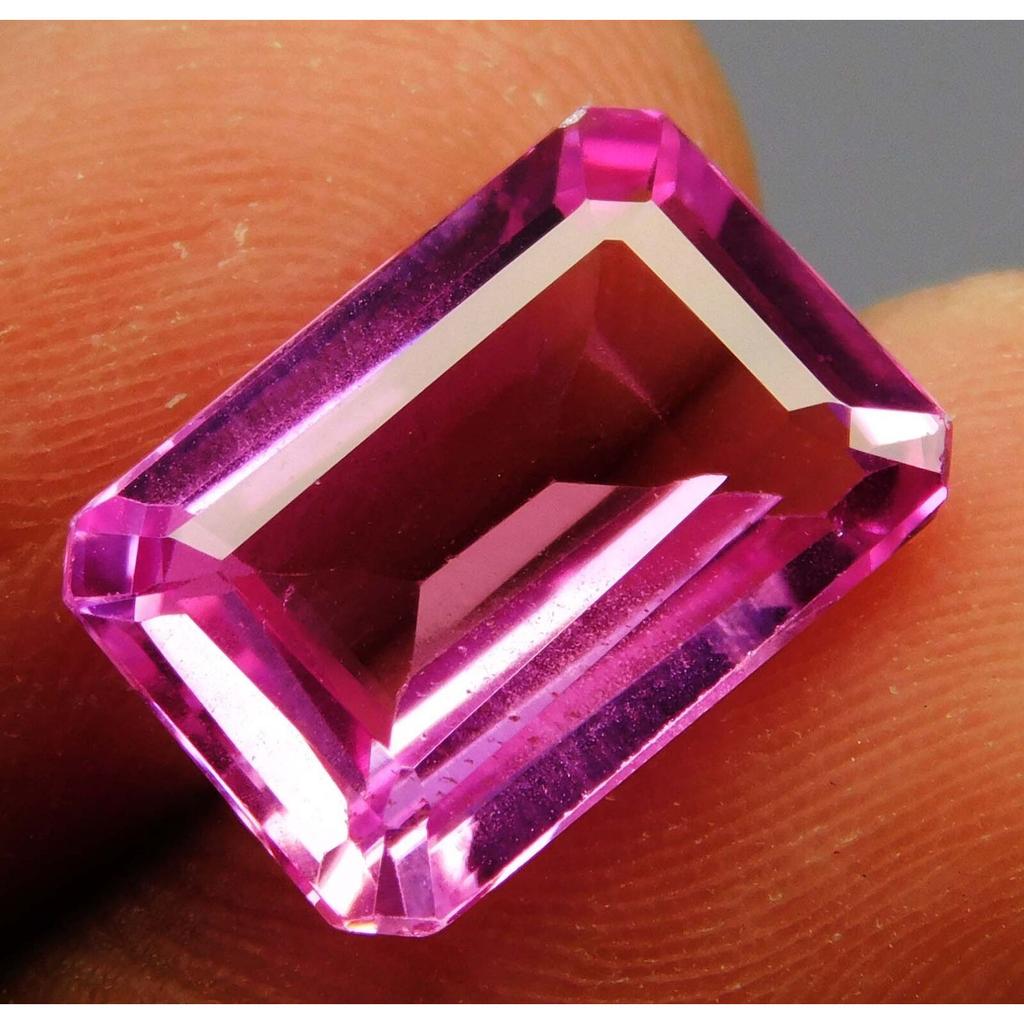 Finest Quality Natural PINK Sapphire Emerald Cut 6.26 Ct Gemstone