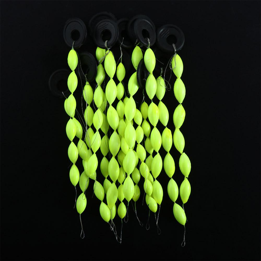 Floating Beans Seven Star Float String Type Fishing Float Fishing Line Stopper Foam Space Bean