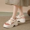 Ladies Retro Casual Platform Sandals