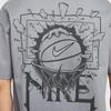Nike Max90 Comfortable Fashion Simple Versatile Solid Color Short Sleeve T-Shirt Men Tops Gray HJ3432-065