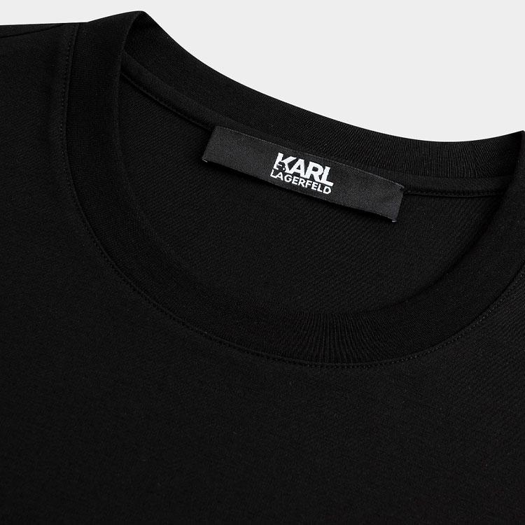 KARL LAGERFELD T Shirt Men's Black 241N1712-