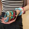Acrylic Round Splicing Bracelet: Trendy European & American Style, Versatile Niche Design