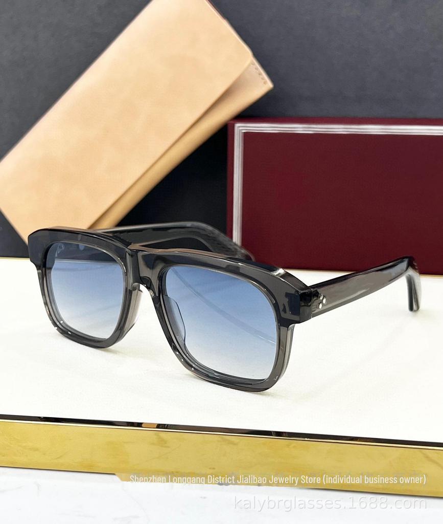 Солнцезащитные очки JACQ JMM Yves High-End в квадратной оправе в стиле ретро для мужчин и женщин