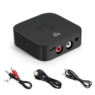Bluetooth-приемник 5.0, беспроводной, с разъемом AUX 3,5 мм, NFC, стереоаудиоадаптер с 2 RCA-выходами