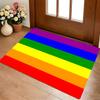 Rainbow Flag Living Room Nonslip Area Rug Soft Carpet For Bedroom Game Playroom Sofa Office Home Decor Doormat Christmas Gift C930746