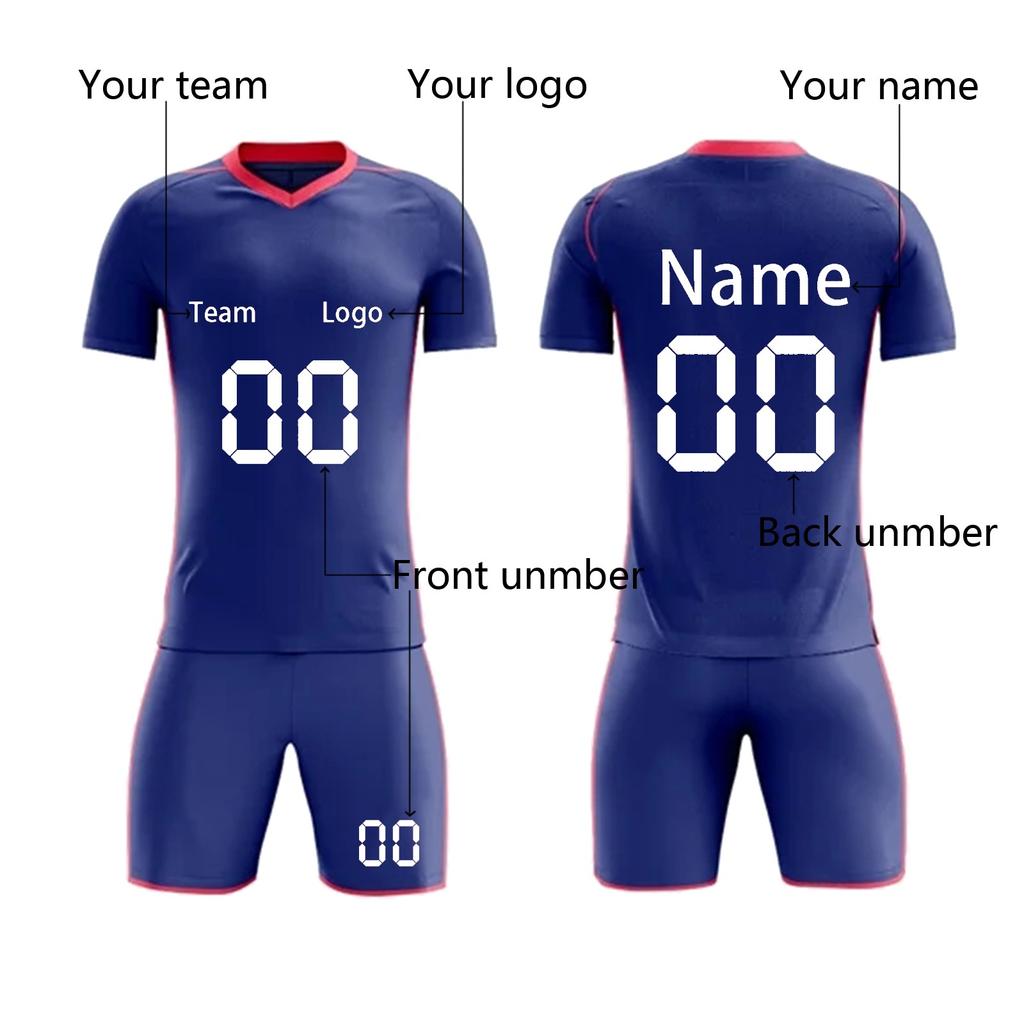 DIY Custom Adult And Children Two-piece Football Uniforms