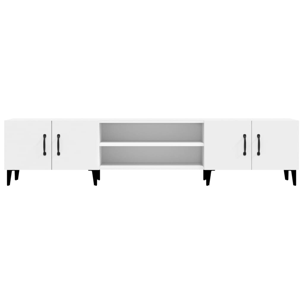 TV Stand White 180 x 31.5 x 40 cm Engineered Wood