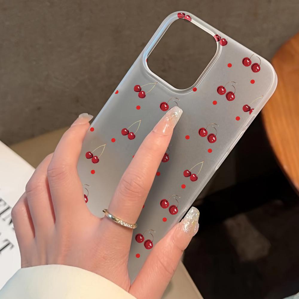 Чехлы для мобильных телефонов iPhone 11 13 15 Pro Max 12 14 Pro Max Чехол для iPhone 16 15 Plus 13 Pro 12 Матовая текстура с рисунком в виде мультяшных цветов