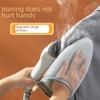 Compact Ironing Kit: Mini Board, Handheld Iron, Hanging Machine, Heat Pad, Gloves, and Stool