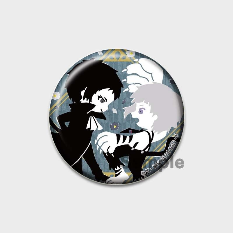 58 мм аниме Бунго Бродячие собаки брошь Манга нагрудный значок аксессуары для одежды шляпа украшение для рюкзака Harajuku значки с героями мультфильмов подарки для фанатов