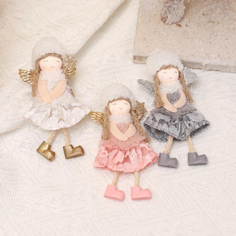 Рождественский ангел кукла кулон рождественские украшения елочные подвесные украшения для Навидада новогодний домашний декор рождественские подарки