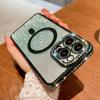 Роскошный чехол с покрытием Diamond для Magsafe, магнитный чехол для зарядки для Iphone 13 12 11 14 Pro Max Plus, прозрачный блестящий чехол с градиентом