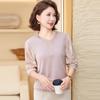 Hodo Mid-Aged Women's Floral Long-Sleeve Base Layer Top