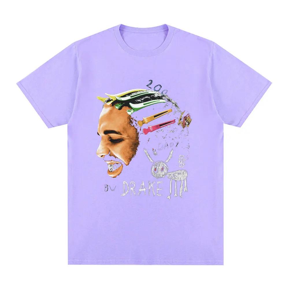 Rapper Drake for All The Dogs Graphic T-Shirt Fashion Hip Hop T Shirts 100% Cotton Casual Oversized Tee Shirt Streetwear