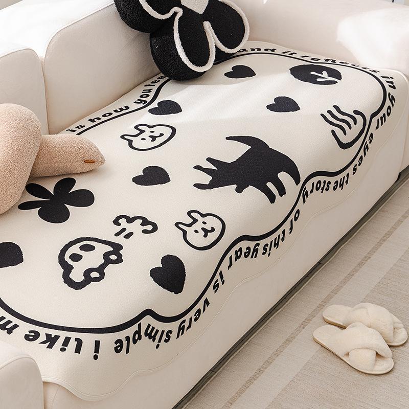 Диванная подушка специальной формы Four Seasons Universal Irregular Straight Row Tofu Block Диванная подушка Нескользящий Чехол для дивана Полотенце