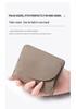 Унисекс кожаный кошелек с RFID: Японский кошелек на молнии для монет и держатель для карт