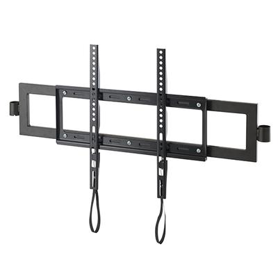 Doshisha Luminous Noir Steel Rack Parts TV Wall Hanging Bracket TV Wall Mount Stand Movable Compatible with To Width 81 X Height 43 X Depth 5cm Thin