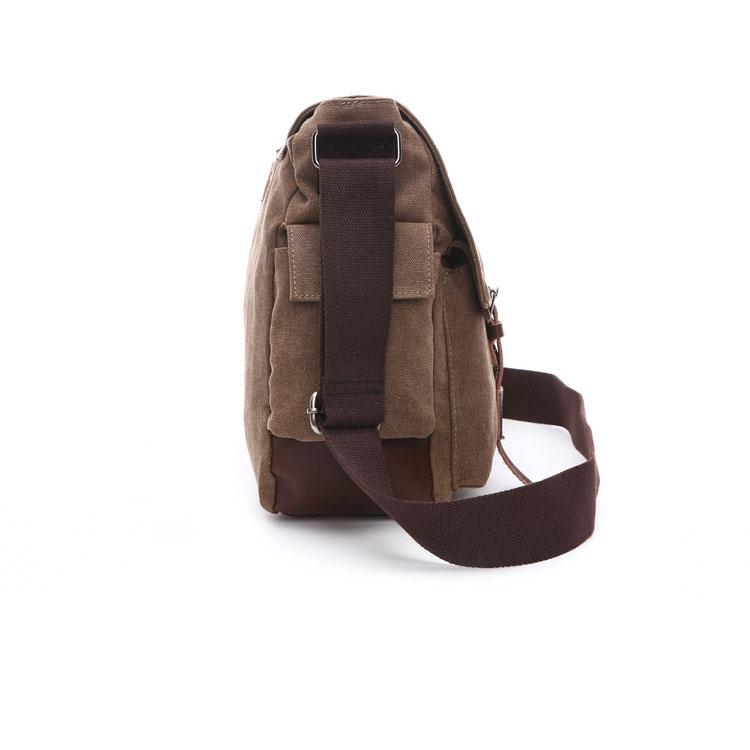 Мужские деловые сумки-мессенджеры для мужчин, винтажная парусиновая сумка через плечо, повседневная офисная дорожная сумка в стиле ретро