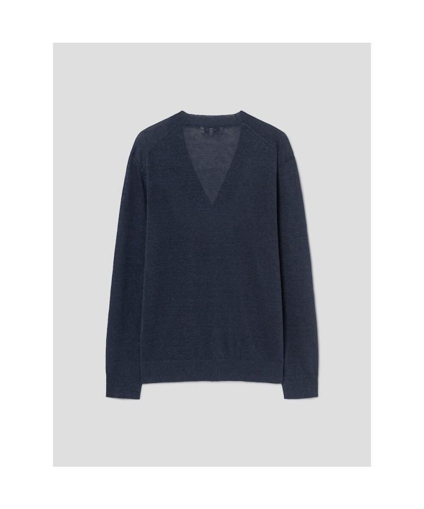 Beanpole Men Summer Linen Cardigan Navy