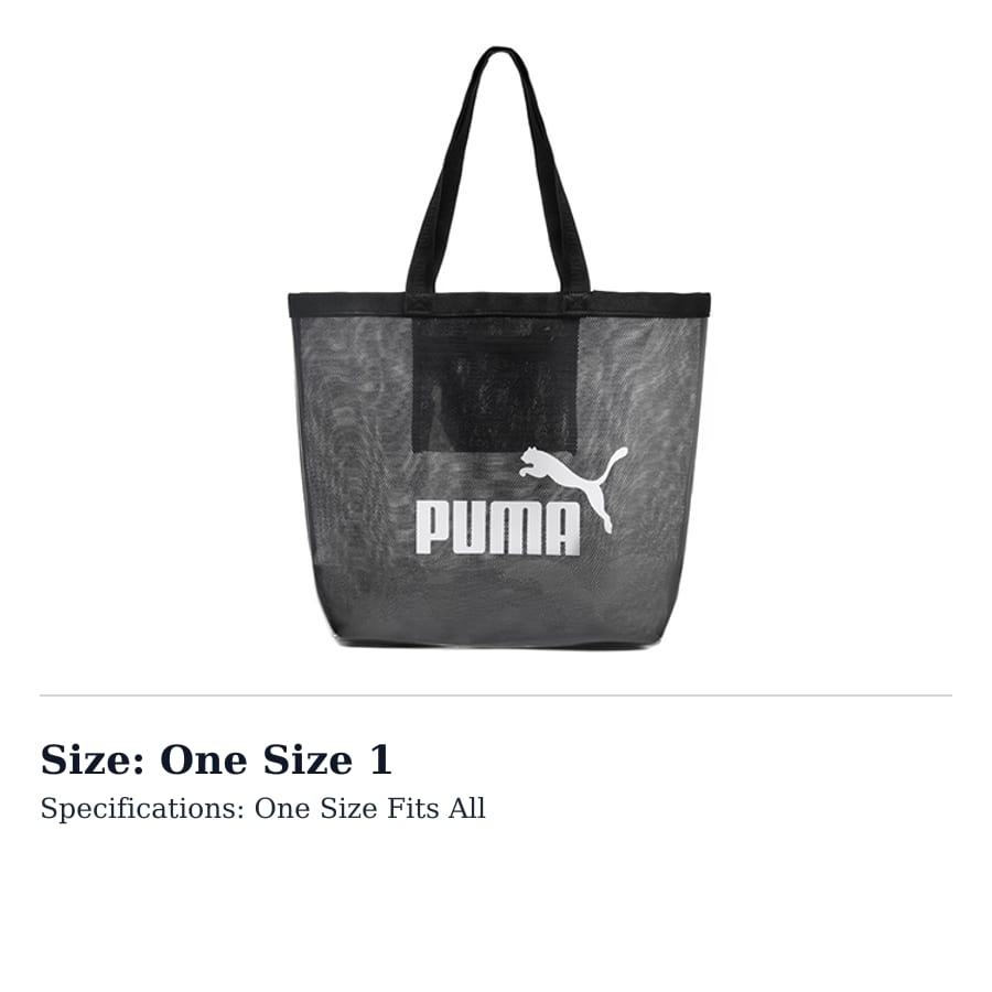 PUMA Polyurethane Jelly Bag, Shoulder Bag, Handbag Regular Women's Black 078871-01