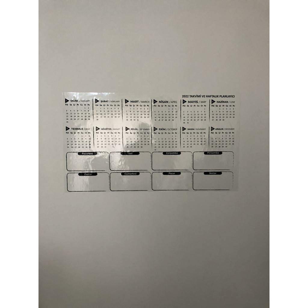 2023 Годовой планировщик Ежегодный планировщик Умная бумажная доска Доска для письма + ручка 100x56 см Модель 3