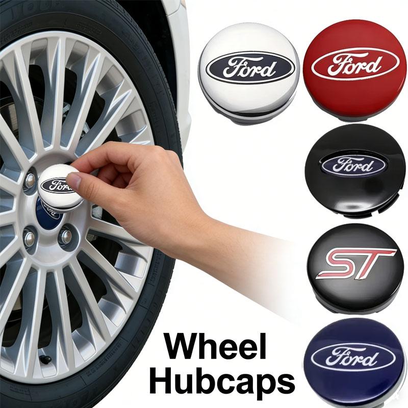 4Pcs Car Wheel Rims Center Hub Cover Caps For Ford F150 Kuga Fiesta Fusion Ranger Ecosport Edge Mondeo Focus Transit Accessories CVV1 QQ24