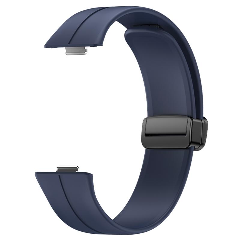 Comfortable Silicone Band with Magnetic Lock Breathable Accessory Sweat Resistant Silicone Watch Strap for Watch Fit3