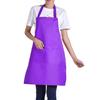 12pcs Polyester Woman Apron With Pockets Convenient And Stylish Kitchen Quick-drying