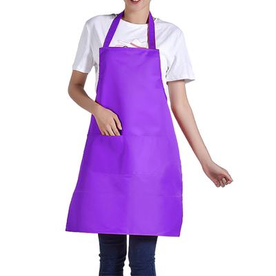 12 шт. Полиэстеровый женский фартук с карманами, удобный и стильный, кухонный, быстросохнущий