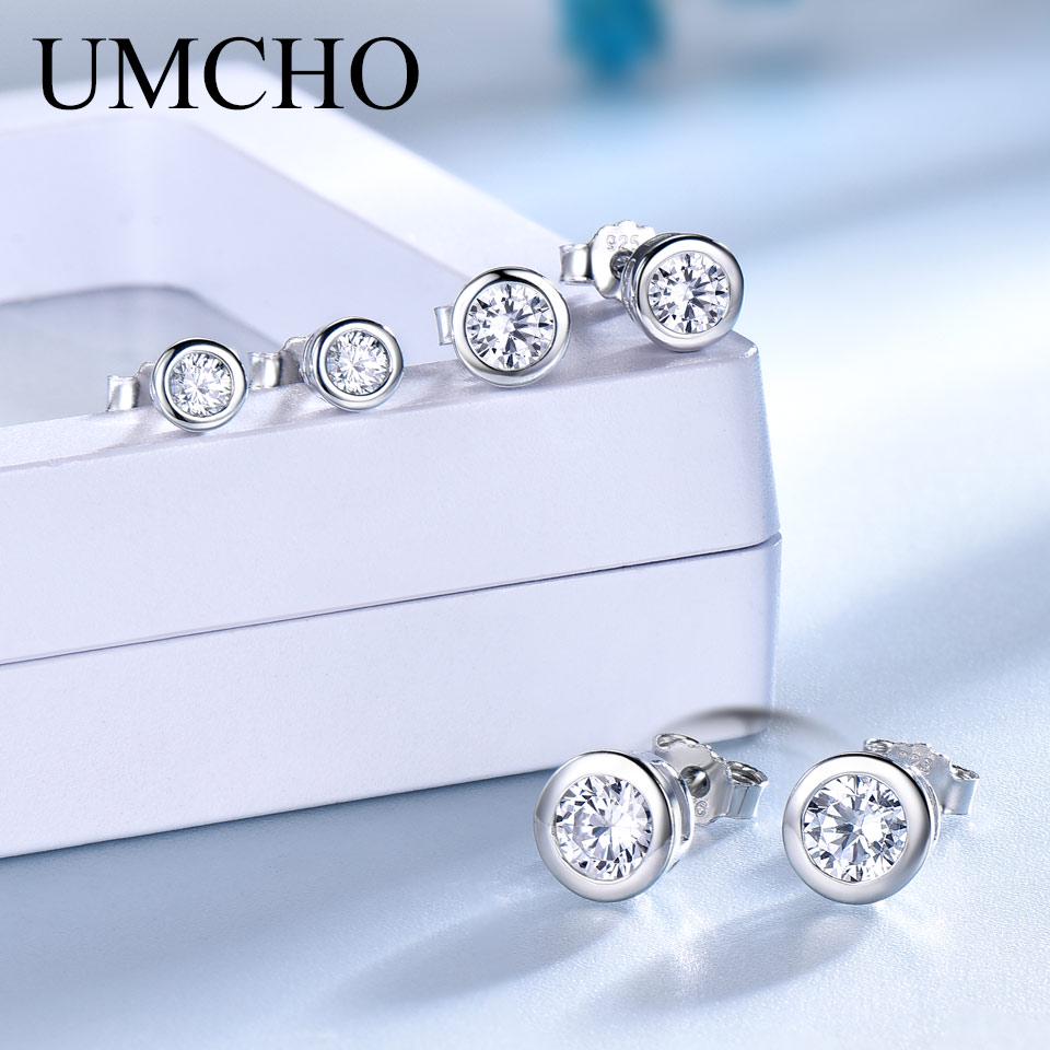 UMCHO Женские праздничные серьги с цирконием