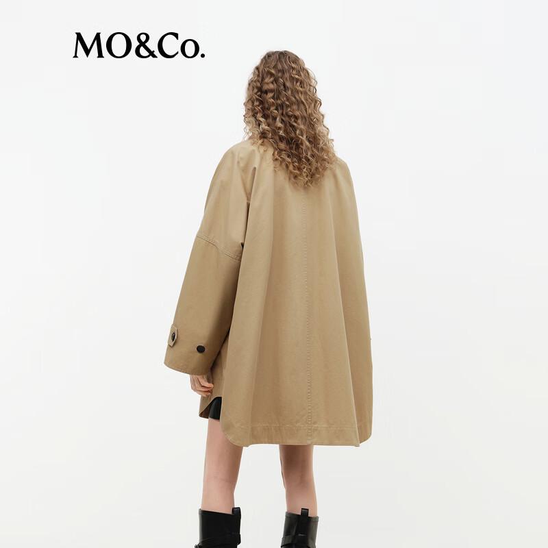МО&Ко. Женская хлопковая толстовка с высоким воротником на молнии